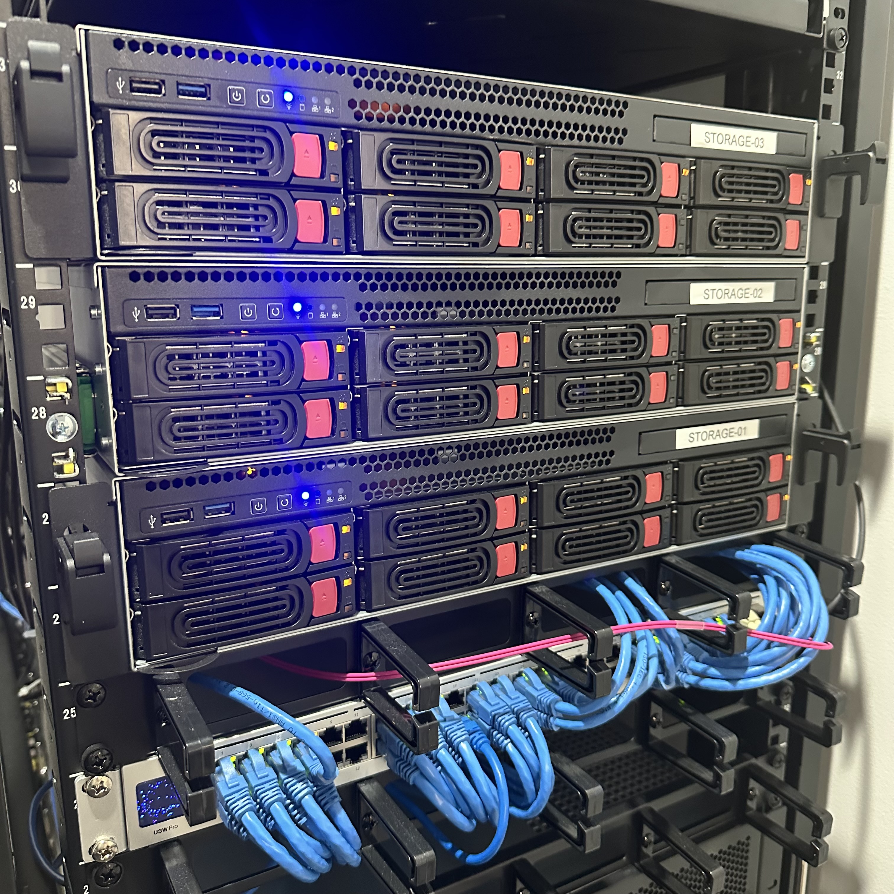 Close up photo of the servers at WorkingMouse