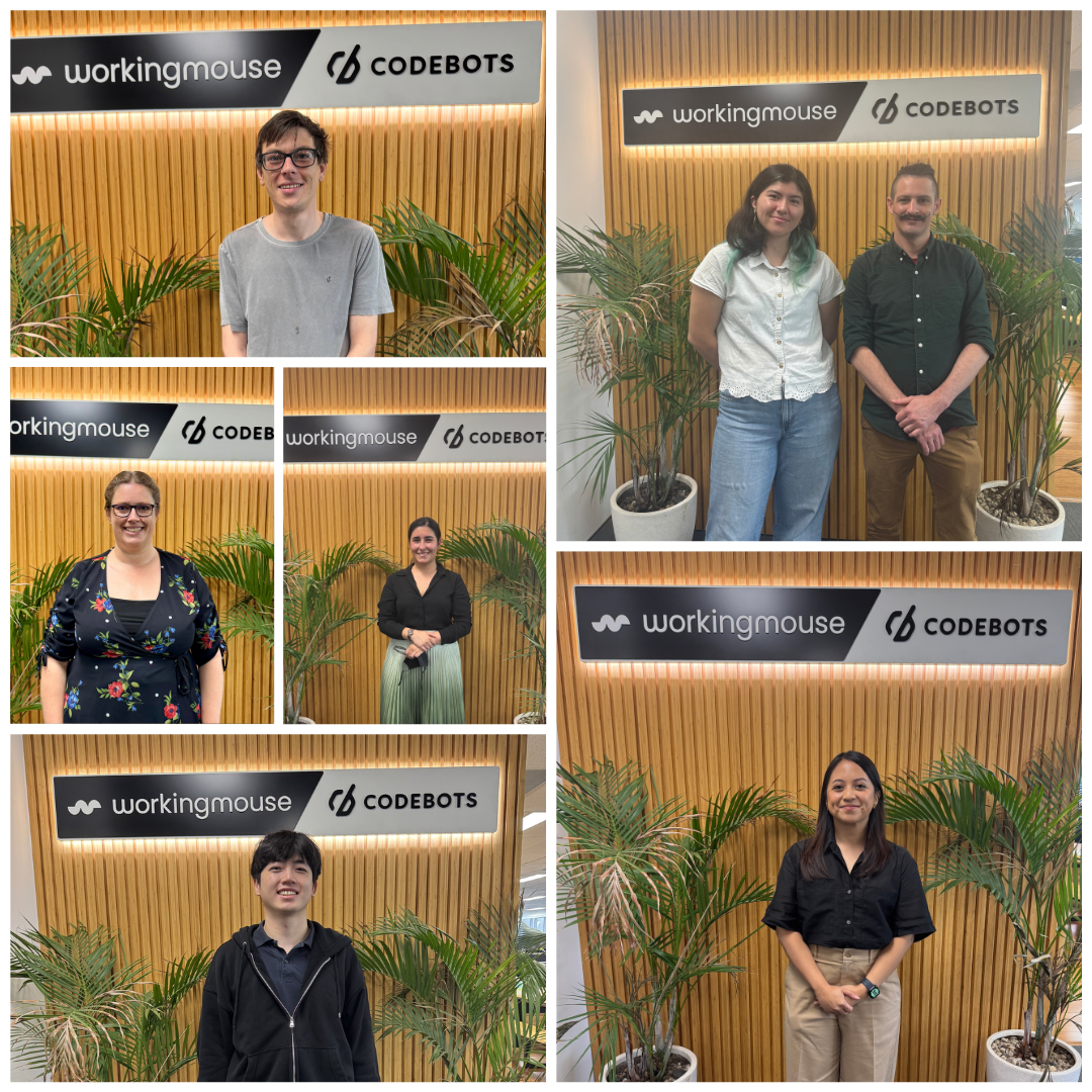 Photos of the new team members at WorkingMouse