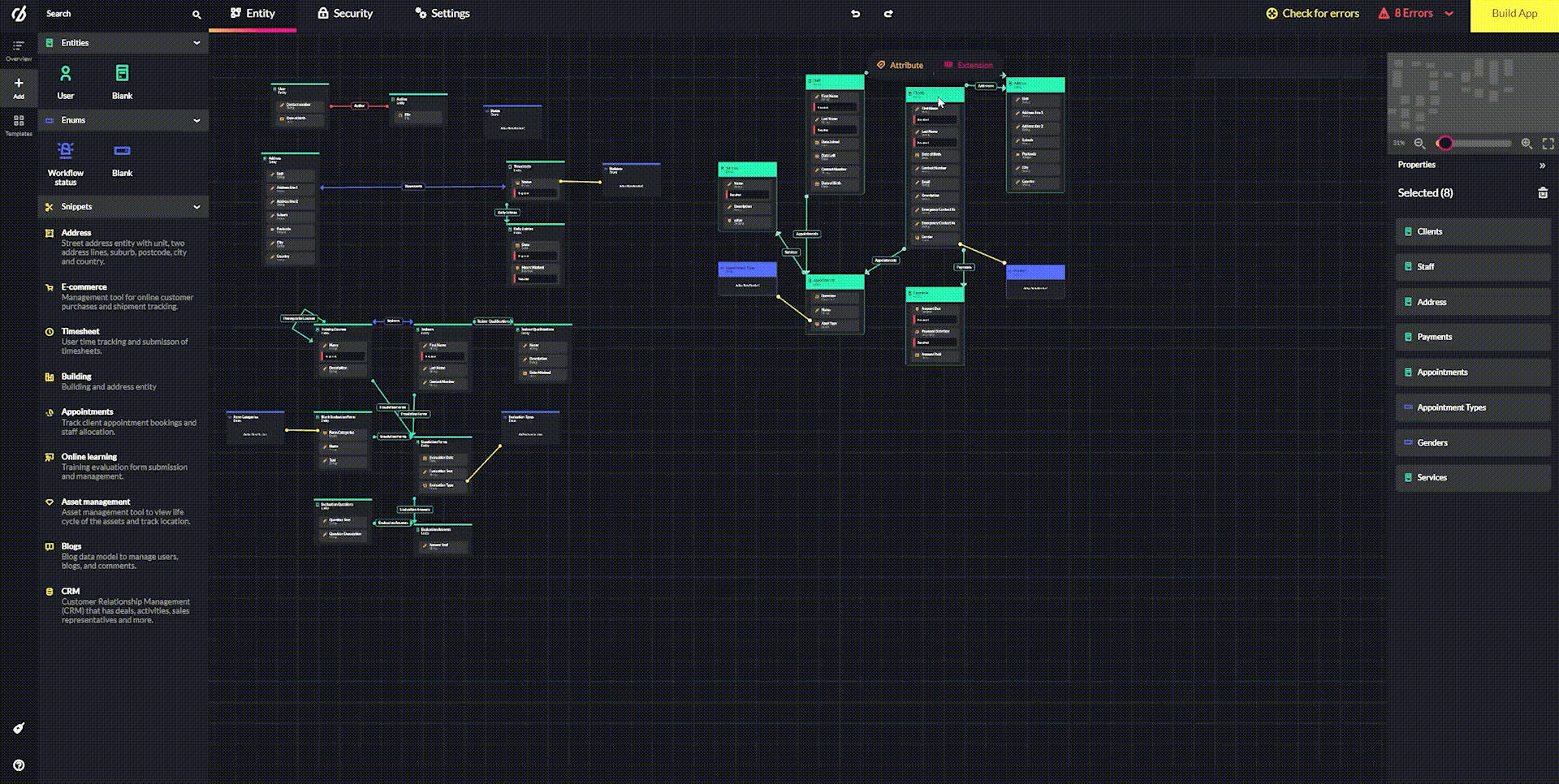A gif showing the codebot models