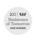 200 Business of tomorrow award logo