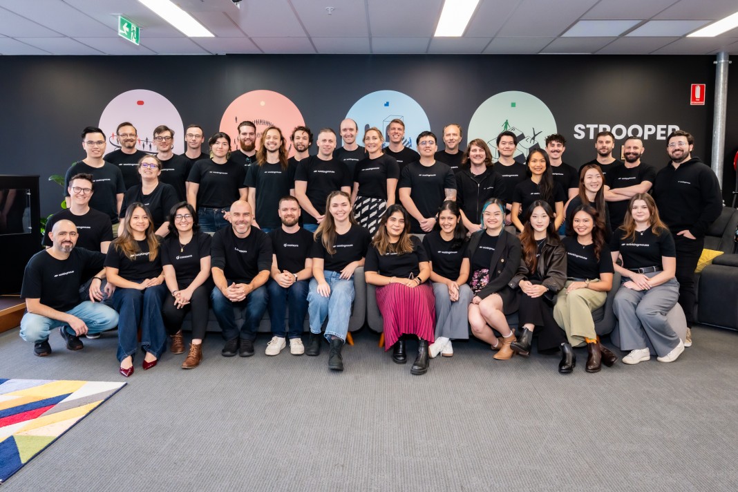 Group photo of the WorkingMouse team